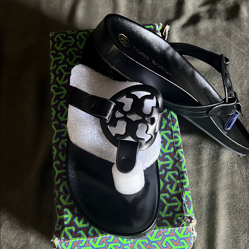 Tory Burch Black Sandals for Women